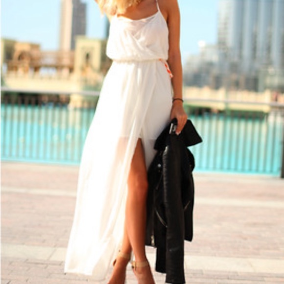 Zara Trafaluc high-low chiffon dress - Picture 7 of 7